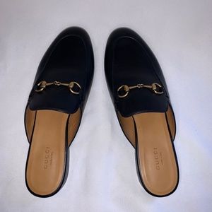 GUCCI women’s princetown leather mules